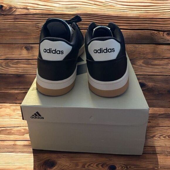 Adidas Turnaround Black White Brown IH7963 Shoe Sneaker Trainer M12 - Picture 4 of 7